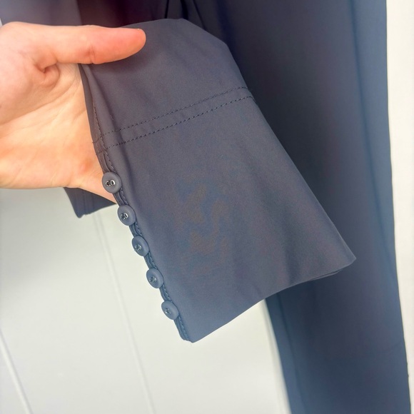 IC Collection by Connie K Button Hem Slim Crops in Charcoal Gray Size Medium - Picture 4 of 7